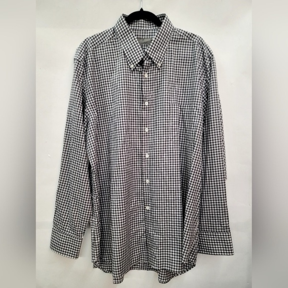 Canali button-down micro plaid Shirt
